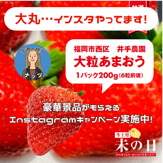 大丸・・・インスタやってます！！キャンペーンも実施中！