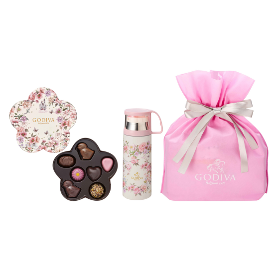 ゴディバ マザーズデー スペシャルギフト チョコレート&ボトルセット
