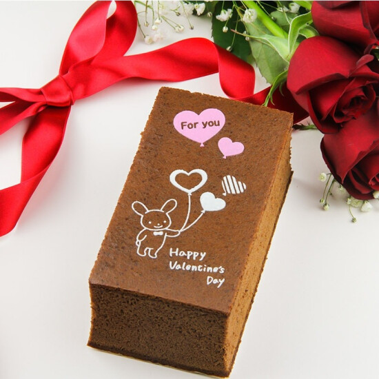 バレンタインカステラ♪