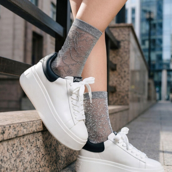 厚底⭐ホワイトスニーカー👟✨