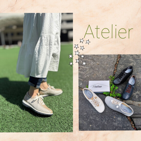 行楽🌸にピッタリ✨なアトリエのスニーカー👟