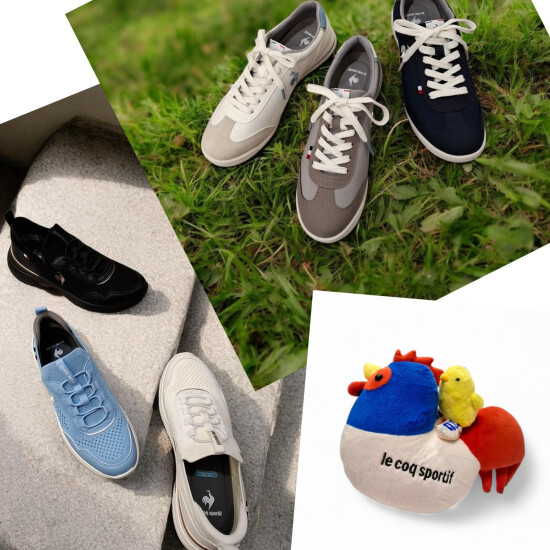 軽くて履きやすい✨ルコックスポルティフ🐔🐔スニーカー👟