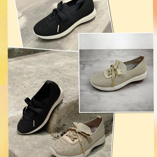 リズラフィーネのキラキラ✨キレイ目スニーカー👟