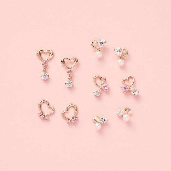 【SamanthaTiara】新作ハートピアス🩷
