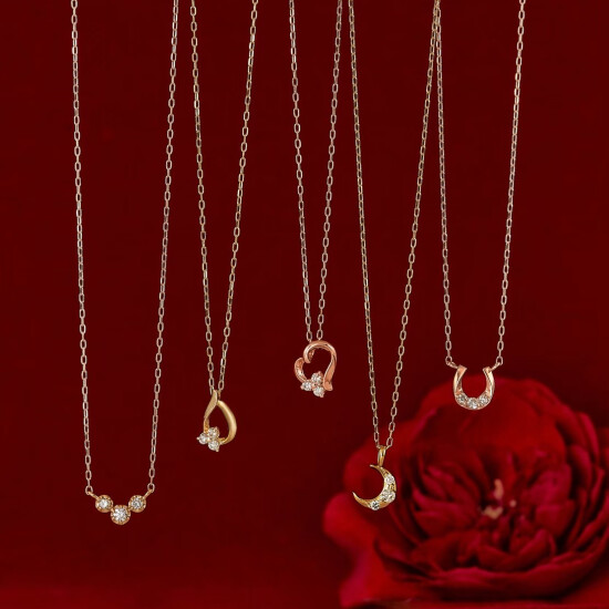 【Samantha Tiara】素肌でキラリと輝くプチダイヤモンドネックレス✨