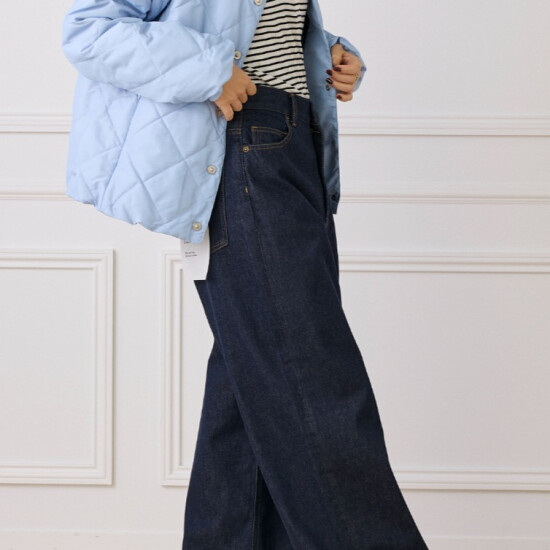 クルーネックダウンジャケット《TAIONコラボレーション》　