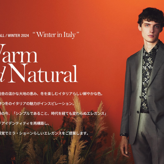 ミラ・ショーン　メンズ　2024 Fall & Winter 