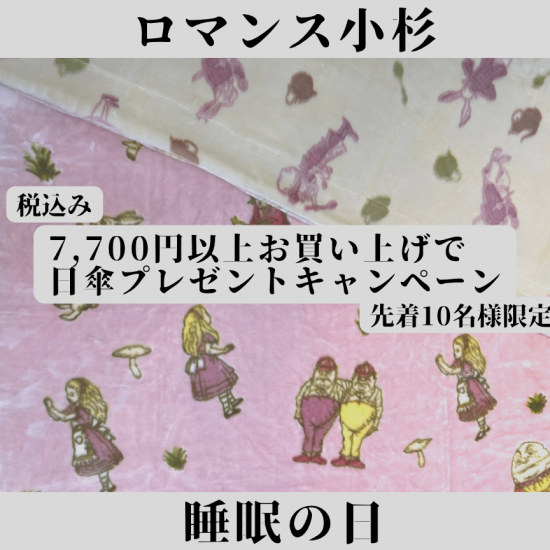 ロマンス小杉【睡眠の日】プレゼントキャンペーン