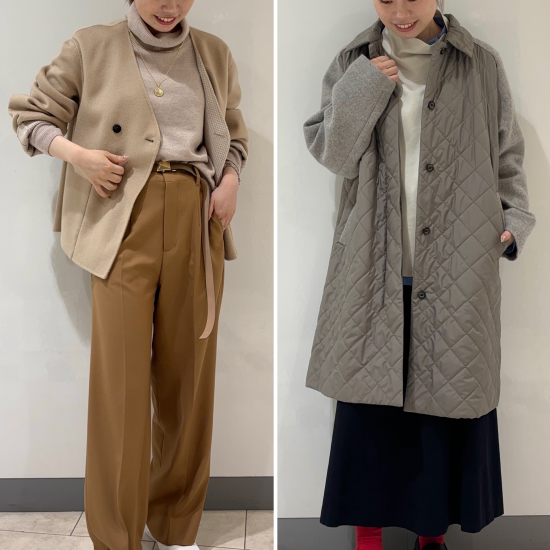 human  woman 今年のアウターのご紹介