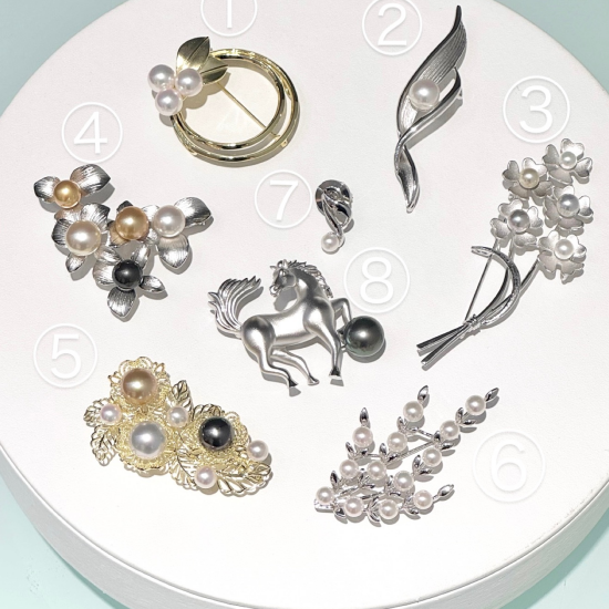 パールブローチのご紹介💫