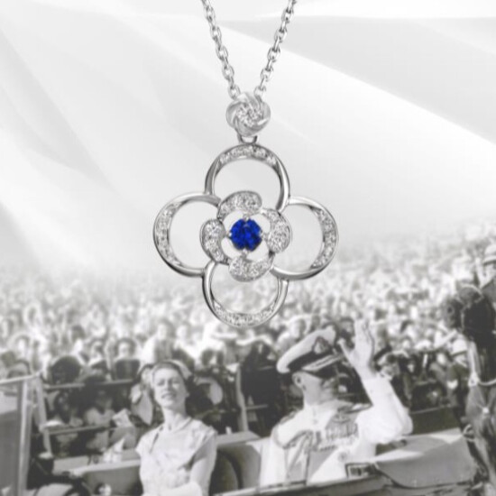 QUEEN ELIZABETH II MEMORIAL NECKLACE『限定テディベア付』🧸