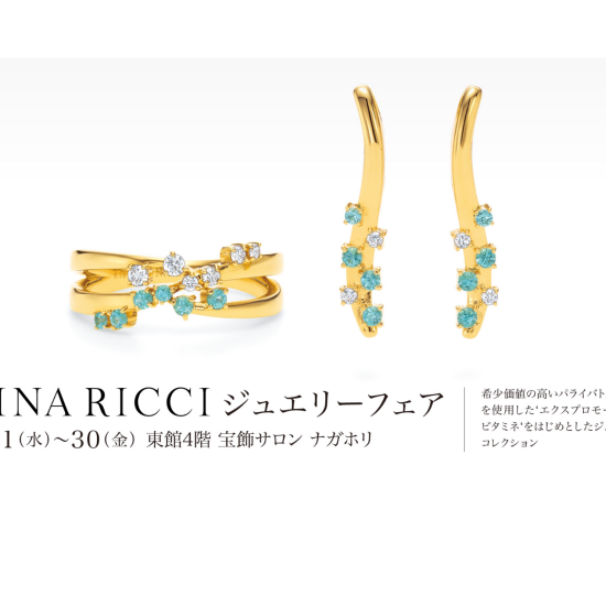 NINA  RICCI ジュエリーフェア　💎　✨