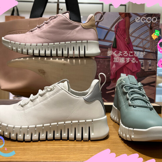 ECCO  「歩く」を劇的に更新する　スニーカー👟✨