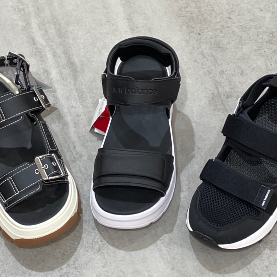 CONVERSE & new balance サンダル✨