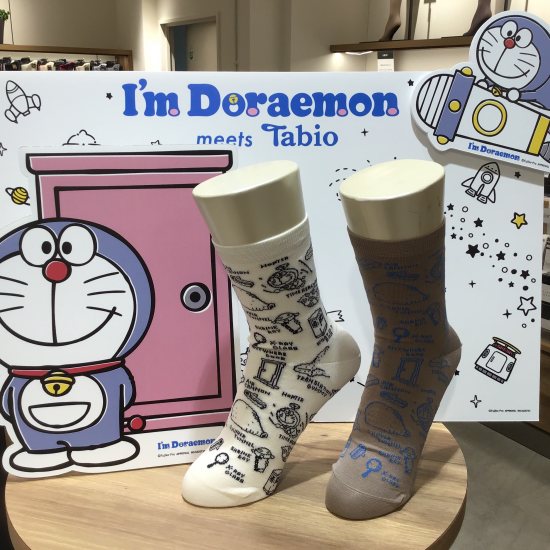 Tabio × ドラえもん　販売スタート✨