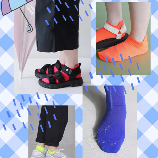 雨の日おすすめソックス☂️🧦