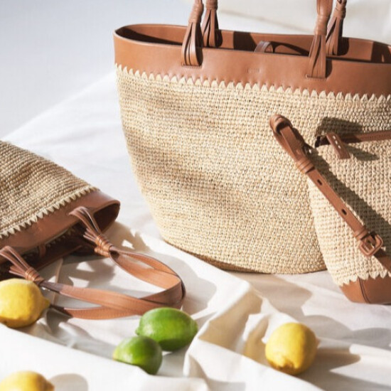 夏の気分を上品に整える、ラフィアバッグ「ルチア」