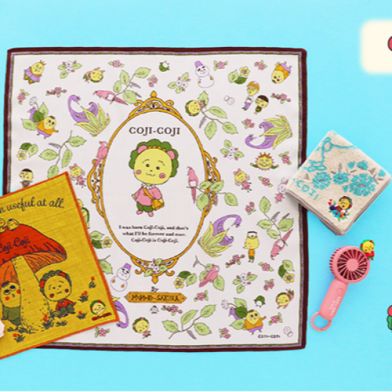 「コジコジ」の世界を持ち歩く。ハンカチやエコバッグなど、雑貨アイテムが新登場！