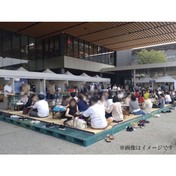 🍶パサージュ広場に畳の居間！？🍶 球磨焼酎の蔵元がパサージュ広場に集結！
