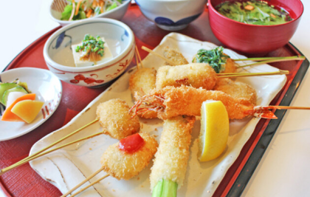 季節の串揚げメニュー