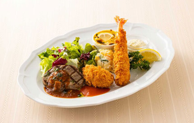 コンチネンタル洋食プレートランチ