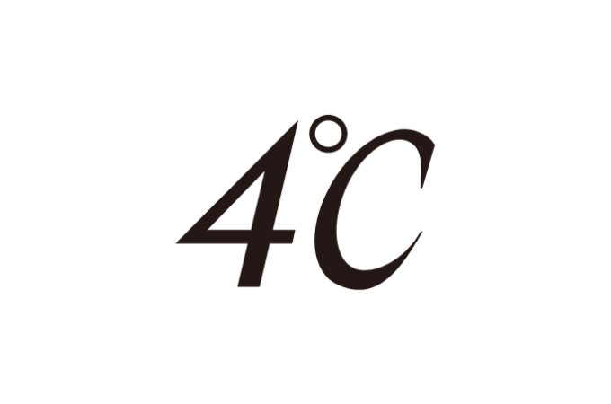 ４℃