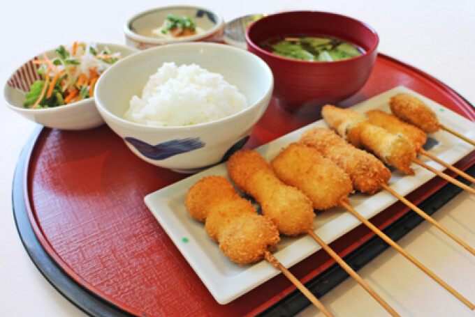 京風串揚げ　喝